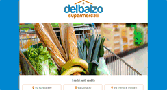 Desktop Screenshot of delbalzo.it