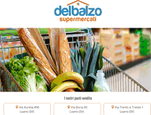 Tablet Screenshot of delbalzo.it